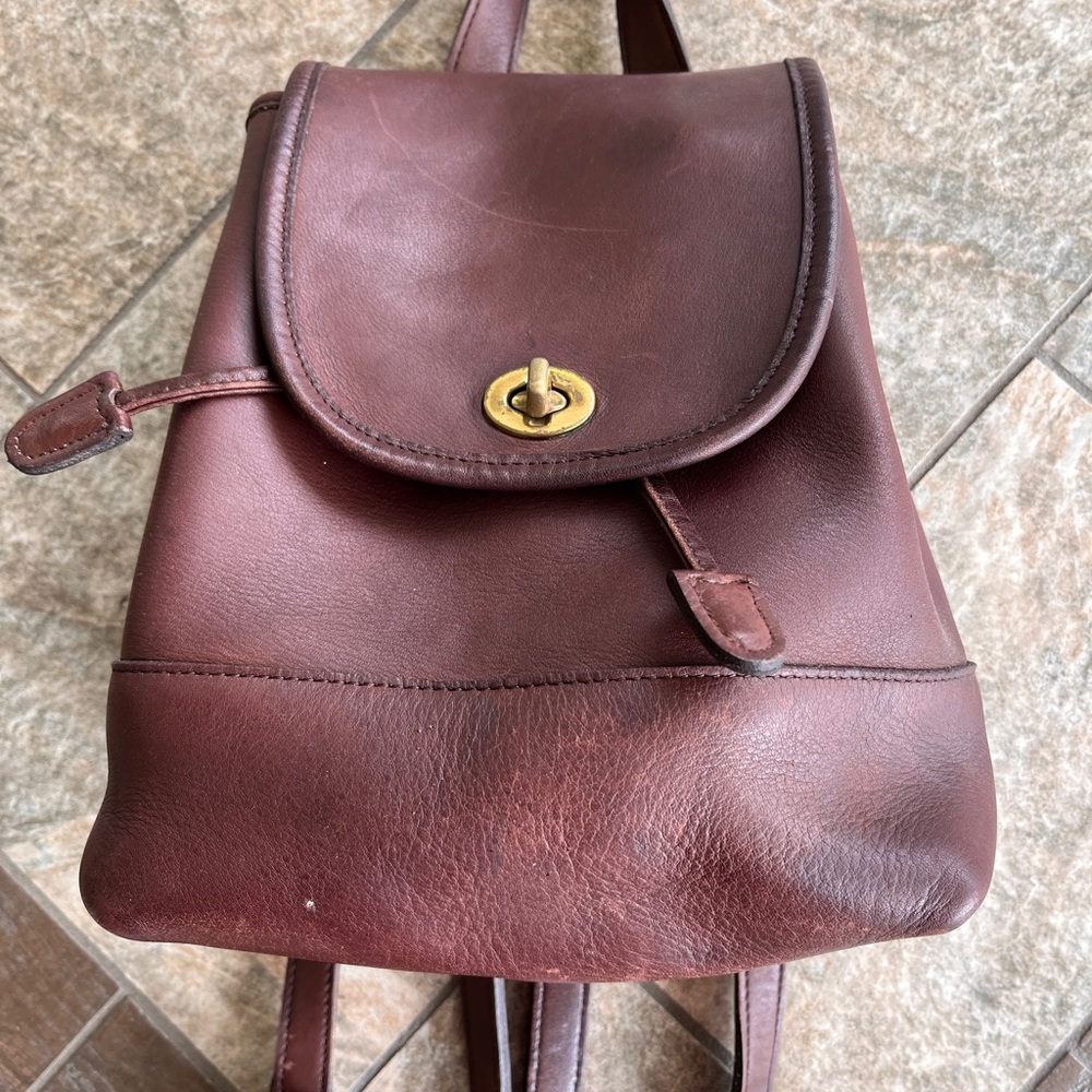 Coach vintage mini backpack